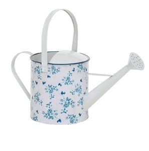 Canette d'eau galvanisée de grande taille, forme ronde, faite à la main, Vintage, classique, élégante, vente en gros, articles de jardin - Product Image 5