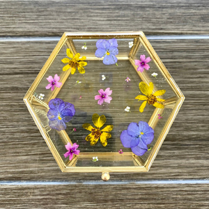 กล่องใส่เครื่องประดับแฮนด์เมด SN HANDICRAFTS พร้อมฝาปิดแม่เหล็ก ผลิตที่เดลี - Product Image 1
