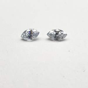 แล็บปลูกเพชร GHI สี0.40ถึง0.49กะรัต SI ความบริสุทธิ์สังเคราะห์มาร์คีสหลวมขัด CVD เพชรสำหรับเครื่องประดับ - Product Image 1