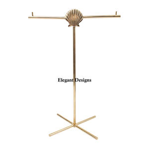 Elegante soporte de joyería de dos niveles de metal doble de diseñador, soporte hecho a mano con recubrimiento en polvo negro, soporte de joyería de lujo más vendido - Product Image 5