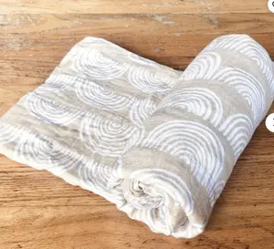 Custom Organic Swaddle Cotton Blanket Baby Adjustable Swaddle Wrap Manufacturer