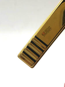 Coupe-ongles en acier inoxydable plasma doré, coupeuse pour ongles, nouveau Style, avec couleurs et Logo personnalisés, outils de beauté, élégantes, 12 pièces - Product Image 3