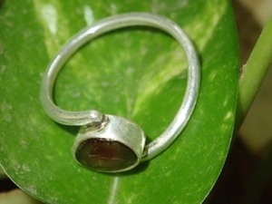Anillo de piedras preciosas de turmalina de estilo étnico hecho a mano unisex fino para Aniversario de fiesta de compromiso - Product Image 5