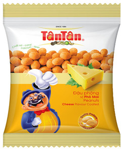 TAN TAN Smoky CHEESE Coated BBQ Flavored Crunchy Savory Peanuts Snack in Bag for Retail Vending Supply - Product Image 6
