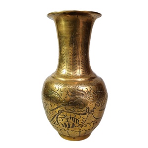 Mling-Vase à fleurs en laiton pour Table ronde, décoration élégante et décorative, en métal, centre de Table, pour mariage - Product Image 1