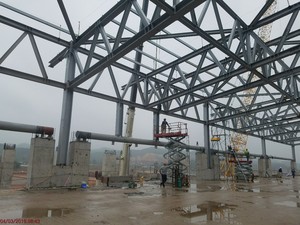 Structure en acier préidéale pour construction scolaire, entrepôt ou cintre, Hall prédécoupé - Product Image 4