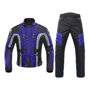 Combinaison de motard imperméable et coupe-vent pour homme, ensemble en Textile pour moto de course, Cordura - Product Image 1
