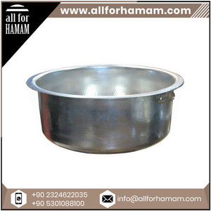 Seau en aluminium fait main de nouvelle conception Seaux de mousse en aluminium de bain turc de fournisseur turc - Product Image 2