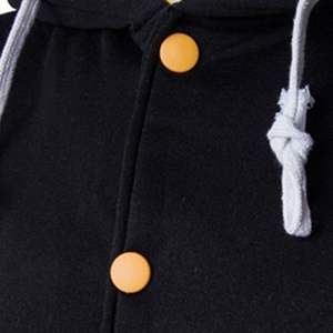 Sudadera con capucha de manga larga con cremallera y forro polar antiarrugas con logotipo personalizado de alta calidad para hombre - Product Image 4