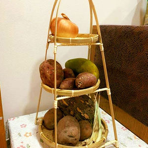 ถาดไม้ไผ่สานมือสำหรับใส่ผลไม้,ถาดเก็บผลไม้ไผ่ - Product Image 4