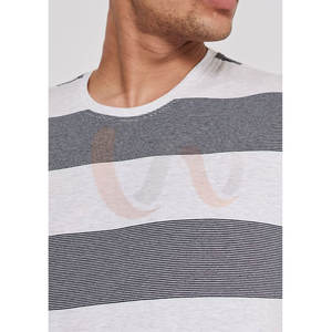 Camiseta de hombre de último diseño personalizada en blanco de algodón transpirable Casual de manga corta de talla grande 100% de algodón de punto - Product Image 6