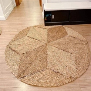 Natural Round Seagrass <b>Rugs</b> Carpet <b>Rug</b> Area <b>Rug</b> Made in Vietnam High Quality for Sale <b>Cheap</b> Price - Product Image 6