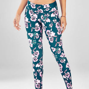 Pantalons de sport pour femmes, mi-taille, en coton mélangé, séchage rapide, respirants, meilleurs ensembles de leggings pour femmes - Product Image 4