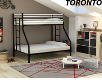 Lit superposé en métal turc sans taxes, extensible avec rangement, design classique de luxe, idéal pour les écoles du Royaume-Uni et les appartements – Mobilier de maison
