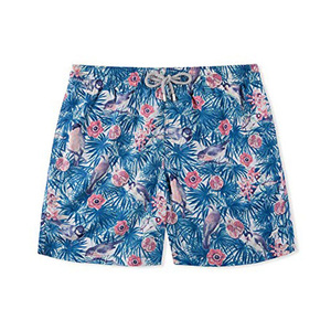Shorts de plage pour hommes à imprimé fantaisie intégral, en polyester texturé par sublimation, personnalisables, pour la marche, vente en gros, décontractés, d'été - Product Image 1
