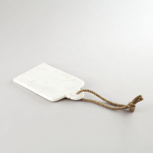 Nouvelle planche de service ronde en marbre blanc de haute qualité pour la cuisine - Product Image 4