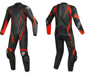 Customizable Leather Racing Suit with <b>Padded</b> Knees Elbow Active Bottoms with Customized Logo for Motorbike for Spring Season - Product Image 6