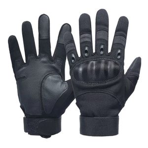 Gants de travail en cuir durables personnalisés en usine, couleur noire, design personnalisé, compatibles écran tactile, détection d'aiguilles, quatre saisons, pour hommes - Product Image 1