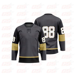 Cheap Wholesale Practice Full Sublimation Printing 100% Polyester Funny Custom Ice Hockey Goalie Jersey - Product Image 5