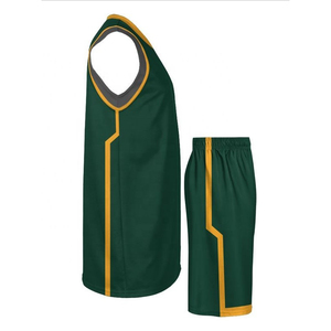 Uniforme de basket-ball personnalisé de couleur unie rouge dernière mode vêtements de sport respirants ensembles grande taille - Product Image 5