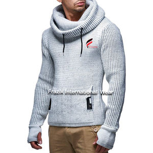 Sweat-Shirt avec col ras du cou pour hommes, Design vintage, sur mesure, en coton, tricoté à uni, à manches longues, offre spéciale, 2021 - Product Image 3