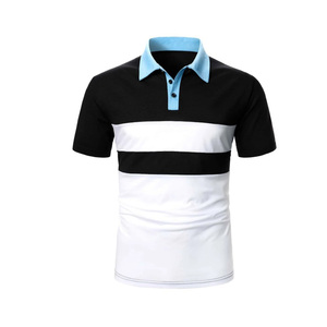 Combinaison de couleurs bicolores, écologique, séchage rapide, coupe ajustée pour chemise à col piqué, toutes tailles - Product Image 1