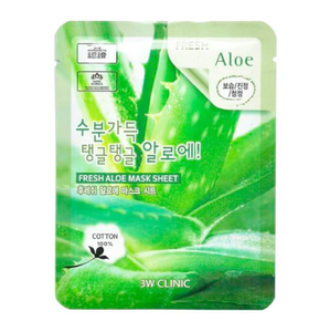 แผ่นมาส์กหน้าและผิวกายเกาหลี K-Beauty 3W Clinic กลีเซอรีน ไฮโปอัลเลอร์เจนิก สมุนไพร บำรุงผิว ชุ่มชื้น กระชับผิว ลดเลือนจุดด่างดำ - Product Image 2
