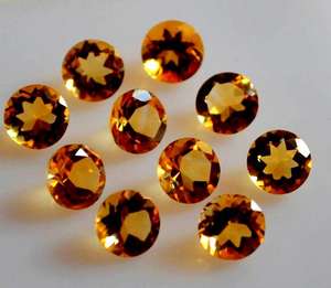 พลอยซิทรินธรรมชาติทรงกลมเหลี่ยมเพชรพลอยคุณภาพสูง ไม่มีรู สำหรับทำเครื่องประดับ ขายส่ง ได้รับการรับรองจากผู้ตรวจสอบอิสระ - Product Image 2