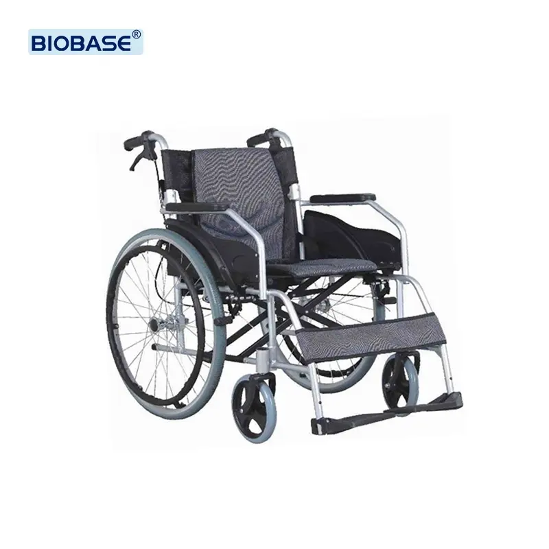 BIOBASE silla de ruedas partes ruedas Plegable ligera Parálisis cerebral de ruedas manual para discapacitados