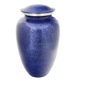 Urnes de crémation pour adultes en laiton les plus vendues et de haute qualité avec marbre bleu fini pour les cendres humaines de la maison funéraire - Product Image 1