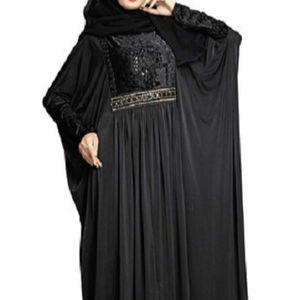 Abaya pour femmes - Marque Mega Impex - Matière polyester - Style moyen-oriental - Robe musulmane - Fabricant pakistanais - Service OEM - Product Image 1