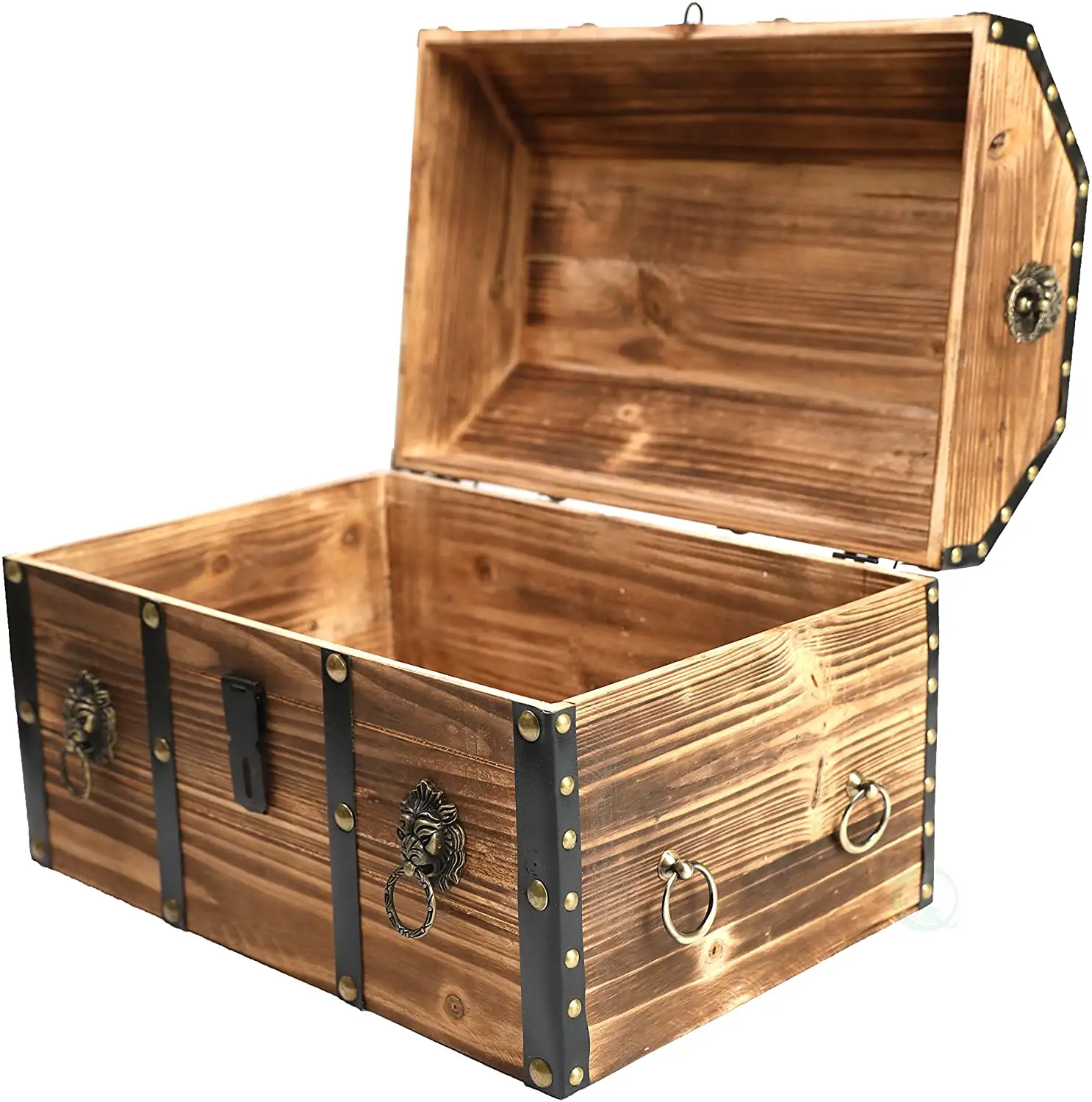 Оптовая продажа деревянный багажник декоративный деревянный багажник для хранения
