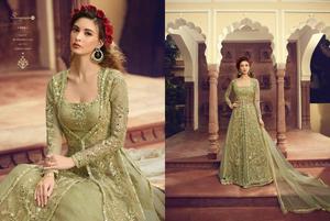 Chudidar Salwar Kameez costume porter broderie pierre Dupatta indien et pakistanais dames femmes adultes inde et Pakistan soutien 500 Alphanumero Shalwar Kameez - Product Image 4