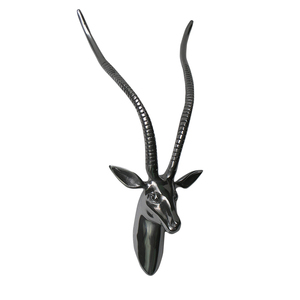 Escultura de Gazelle de ciervo para montar en la pared, cabeza de ciervo - Product Image 1