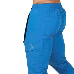 กางเกงวิ่งขายาวสำหรับผู้ชาย,กางเกงขายาวมีกระเป๋าซิปกางเกงวิ่งมิดเดิ้ลกางเกงขายาวสำหรับวิ่งออกกำลังกายมาใหม่ปี2021 - Product Image 6
