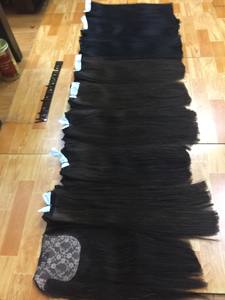 Extensions de cheveux à clipser 100% cheveux humains vierges Remy d'origine vietnamienne 100g - Product Image 2