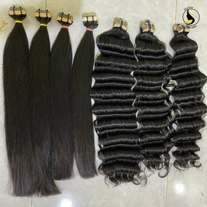 Extensions de cheveux 100 humains Remy, cheveux vierges de qualité supérieure, Double bande dessinée, en grande quantité - Product Image 5