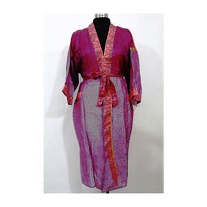 Top Grade <b>Beach</b> Cover <b>Kimono</b> Robe with Long Sleeves Free Size Adjustable Belt Comfortable Summer Dress Women <b>Kimono</b> Robe - Product Image 5