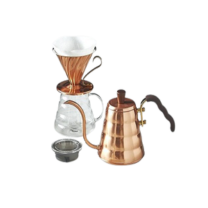 กาต้มน้ำชากาแฟทำจากทองแดงเป็นของแข็งกาต้มน้ำขนาดปรับแต่งได้ - Product Image 1