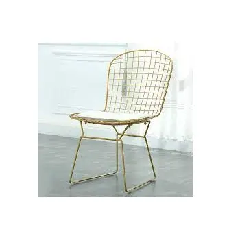 Royal Gold Plated Design Stuhl Hoch Design Indoor Wohnzimmer und Outdoor Garten Design Stühle Am besten für Bar Hotel Home Decor