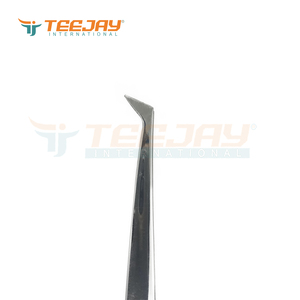 แหนบต่อขนตา TEEJAY รุ่นใหม่ ขนาด 14 ซม. สีเงินขัดเงา สแตนเลสสตีล ปลายเรียวเล็กพิเศษ สำหรับต่อขนตาแบบวอลลุ่ม - Product Image 2