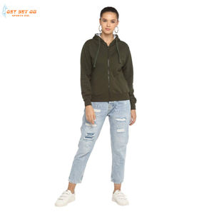 เสื้อมีฮู้ดคอตตอนสำหรับผู้หญิงและเด็กผู้หญิงเสื้อสเวตเชิ้ตมีฮู้ดคอปกสไตล์ลำลองสำหรับฤดูหนาวโลโก้2022 - Product Image 3