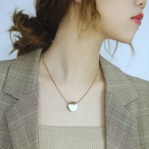 ชั้นสร้อยคอแฟชั่นสร้อยคอสำหรับผู้หญิงสแตนเลส Kolye - Product Image 1