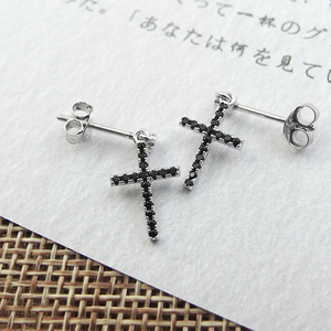 Boucles d'oreilles pendantes en argent sterling 925 de haute qualité avec zircon pour anniversaire - Product Image 3