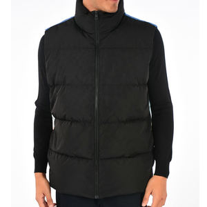 Chaleco acolchado para hombre, Chaqueta de algodón sin mangas con cuello levantado, alta calidad, barata, fabricante - Product Image 1