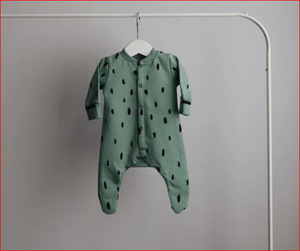 รอมเปอร์ผ้าฝ้ายสำหรับเด็กพร้อมขาและมือเต็มแขน - Product Image 1