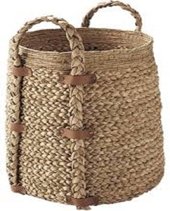 Handmade thân thiện với môi XXL wicker cỏ biển giỏ đầy màu sắc bền vững hộp lưu trữ trái cây đay <span class=keywords><strong>sisal</strong></span> giải pháp thiết thực bé - Product Image 4
