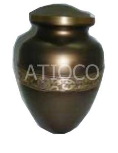 High Quality Elegant Silver Metal Cremation <b>Urn</b> for Human Ashes Memorial Storage for Funeral or Pet Latest & Modern <b>Jar</b> - Product Image 3