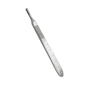 Meilleures ventes SURGIMPEX SI-7867-149 Manche de scalpel en acier inoxydable certifié CE ISO N° 3 BP 12,5 cm Chirurgie générale Réutilisable - Product Image 6