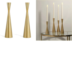 BOUGIE BÂTON EN ARGENT ET CUIVRE BRASSWORLD INDE - Product Image 5